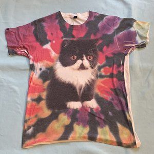 Totally Tie-Dye Cat T-Shirt